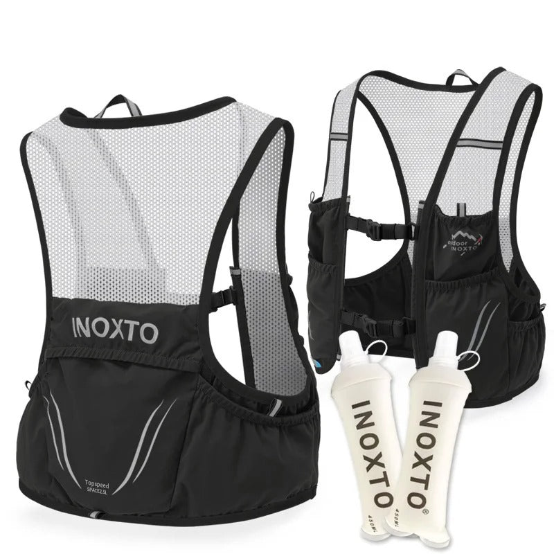 Trailvest | running vest - Includes 2 soft flasks 450 ml for running and trail running