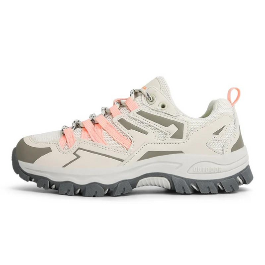 Liesl | Robust Hiking Boots for Women-Pink gray-4.5-Carwer