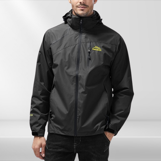 Outdoor hiking jacket wind and waterproof