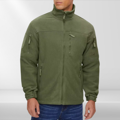 Tactical fleece jacket for men