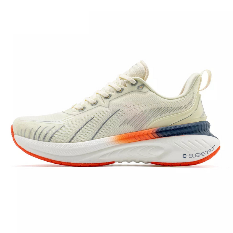 Speed 17 | Breathable Running shoes with Cushioning-White-4.5-Carwer