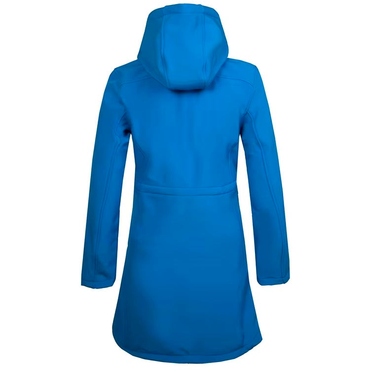 Storm | Women Waterproof long softshell outdoor hiking jacket with polar fleece lining