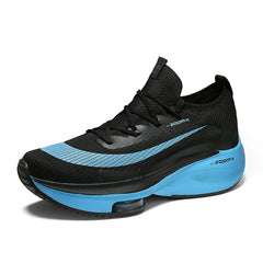 Ultra Blast | Breathable and Comfortable Running Sneakers with Cushioning-Black/Blue-6-Carwer